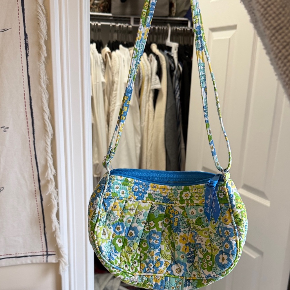 Vera Bradley Floral Blue and Green Women's Bag